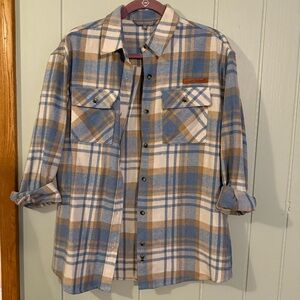 Simply Southern Women’s Plaid Button-Up Shirt size medium, NWOT